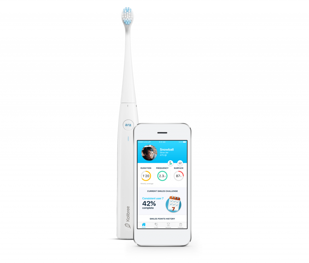 Ara, Smart Toothbrushes by Kolibree 