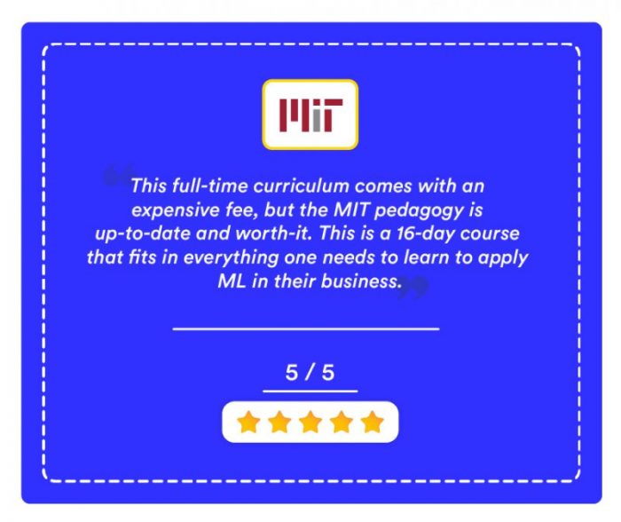 Professional Certificate Program In Machine Learning By Mit