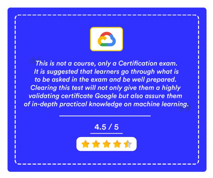 Professional Machine Learning Engineer Certification By Google Cloud