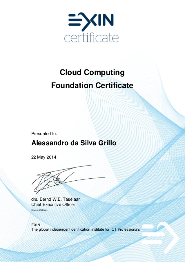 EXIN Certified Integrator Secure Cloud Services