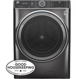 GE® 5.0 cu. ft. Capacity Smart Front Load ENERGY STAR® Steam Washer with SmartDispense™ UltraFresh Vent System with OdorBlock™ and Sanitize + Allergen