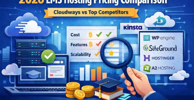 2026 LMS Hosting Pricing Comparison: Cloudways vs Kinsta, WP Engine & More